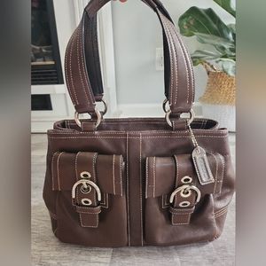 Rare! Coach Brown Soho SATCHEL Handbag